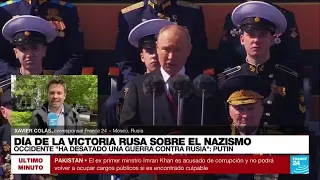 Informe desde Moscú: Putin arremete contra Occidente en discurso del Día de la Victoria