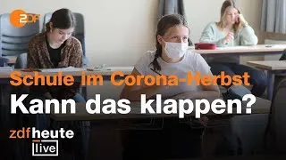 Schulgipfel im Kanzleramt - Wie Schüler durch die Corona-Krise kommen sollen | ZDFheute live