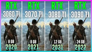 RTX 3060 TI vs RTX 3070 TI vs RTX 3080 TI vs RTX 3090 TI - Test in 12 Games