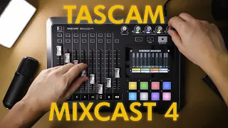 Mischpult für Podcast und Livestream | TASCAM MixCast 4 Review [Deutsch]