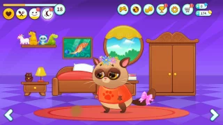 Котик Bubbu #1 – игровой мультик для детей, Котик заболел лечим! My Virtual cat Bob Bubbu