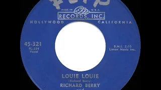 1st RECORDING OF: Louie Louie - Richard Berry & the  Pharoahs (1957)