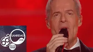 Sanremo 2019 - Claudio Baglioni e la sua "Questo piccolo grande amore"