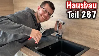 Hausbau Teil 267! (Wasserhahn anbringen) ElektroM