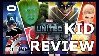 An 11 Year Old Tries... | Marvel Power United VR (Oculus Rift Gameplay & Review)