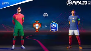 FIFA 23 - Portugal Vs France - International Friendly | Ft. Mbappe Ronaldo | PS5™ [4K60] Next Gen