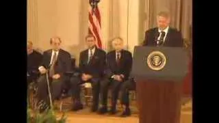 Pres. Clinton Presenting the Pres. Medal of Freedom (1996)