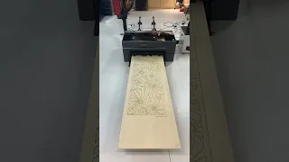 What? Laser Engrave a 3 Meters Long Wood Decoration with xTool P2 CO2 Laser Machine? #asmr