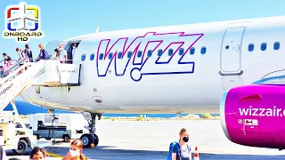 TRIP REPORT | Biggest Storm Ever Seen! TOGA!! | WIZZAIR A321 | Vienna to Heraklion