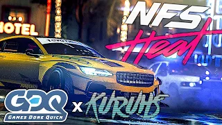 I made it to Games Done Quick! NFS Heat any% Speedrun @ GDQ Spotlight | KuruHS