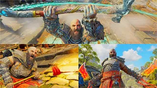 All Max Level Runic Attacks and Weapons - God of War Ragnarok