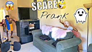 HE DIDN’T KNOW I WAS HOME * SCARE PRANK*