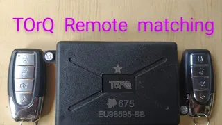 Torq remote matching reset and wiring diagram