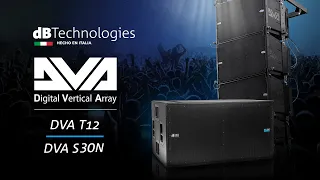 La resistencia y potencia de los sistemas Line Array DVA T12 y DVA S30N de dB technologies