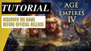 Age of Empires 4 (AOE IV)- Tutorial - Discover the game before release - English gameplay!