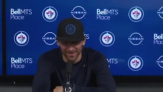 Winnipeg Jets (vs Oilers) pre-game 49 media availability: Blake Wheeler