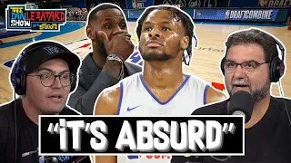 Reacting to Bronny James "Insane" Decision to Stay In NBA Draft & Turning Down Draft Workout Invites