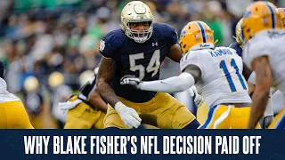 Hot Read | Why OL Blake Fisher's NFL Decision Paid Off