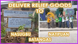 Delivering Relief Goods to Batangas | #matribiana