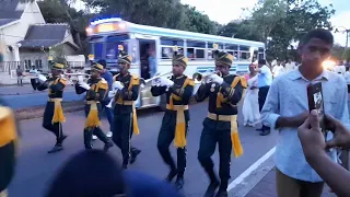 St. Sebastian's College Western Brass Band shines at the St. Joseph's Church Feast in Moratuwa