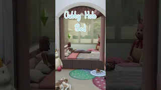 Cubby Hole Bed │ Sims 4  │ No CC │ Build Tips