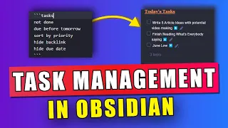 The Ultimate Task Management Workflow In Obsidian