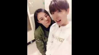 Jhope and Jung jiwoo:-) #kpop #BTS #Blackpink #jiwoo