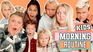 MORNiNG ROUTiNE w/ 10 KiDS || *KiDS in CHARGE*!!