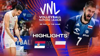 🇷🇸 SRB vs. 🇵🇱 POL - Highlights Week 1 | Men's VNL 2023