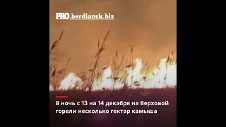 НОЧНОЙ ПОЖАР В БЕРДЯНСКЕ