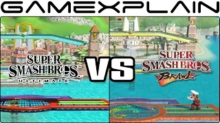 Super Smash Bros. Ultimate Graphics Comparison: Switch vs. Wii's Brawl (ALL RETURNING STAGES!)