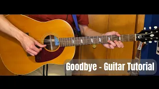 Goodbye (McCartney demo) - Guitar Tutorial (4K)- Epiphone Texan