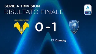 Hellas Verona-Empoli 0-1 | Decide il tap-in di Dompig | Serie A Femminile @timvision 2021/22