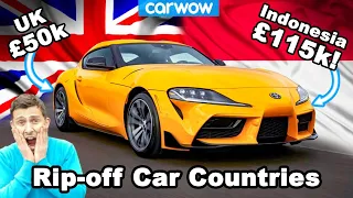 The £115K Toyota Supra and 7 other cars which are crazy expensive in some countries!