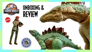 My REVIEW of the Dr. Sarah Harding and Stegosaurus Jurassic World Legacy Collection Set by Mattel
