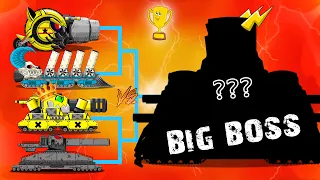 Mega Boss VS Big Boss - Cartoons about tanks #cartoonsabouttanks