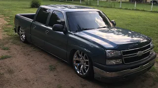 Walk around of my STATIC DROPPED CREWCAB!!