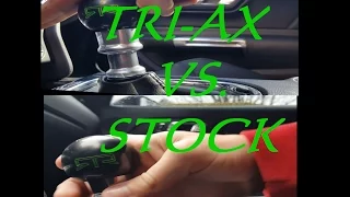 Steeda Tri-Ax Short throw vs Stock | Throw Length  Difference | S550 Mustang build