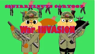 The Squirrels at WAR (cartoon animation)