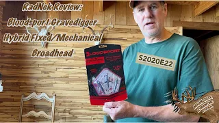 RadNek Review: Bloodsport Gravedigger Hybrid Fixed/Mechanical Broadhead - S2020E22 Gravedigger BH