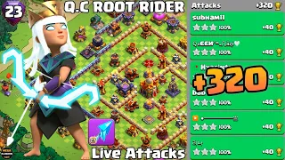 Th16 Legend League Attacks Strategy! +320 Mar Day 23 || Clash Of Clans