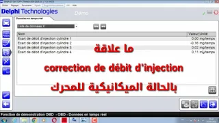 correction de débit d'injection كيف يتم