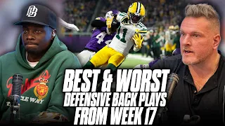 Breaking Down Some Of The Best D & Worst D In The NFL From Week 17 | Everything DB