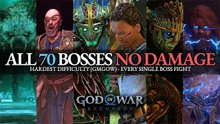 God of War Ragnarok - All 70 Boss Fights & Ending (No Damage / GMGOW) - Every Single Boss