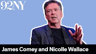 Former FBI director James Comey in Conversation with MSNBC’s Nicolle Wallace