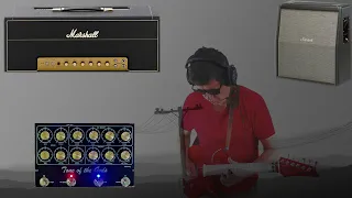 Marshall 1959HW stoner jam Boosted using the Tone of the Gods pedal
