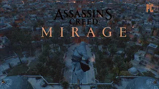 Геймплей Assassin's Creed: Mirage. Прыжок веры. Паркур. Боевая механика. [PC]