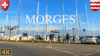 Driving Morges Switzerland 🇨🇭 | 4K City Drive