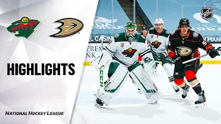 Wild @ Ducks 1/20/21 | NHL Highlights
