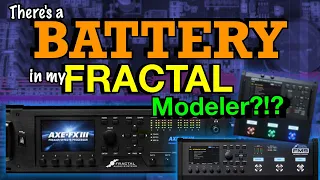 Axe-Fx III/FM9/FM3 - Did You Know That Your Modeler Has A Battery?